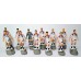Subbuteo Andrew Table Soccer Czechoslovakia 1990 World Cup Team no bases no box only 12 figures